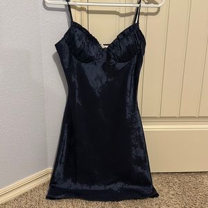 PacSun LA Hearts Ruched Bustier Slip Dress